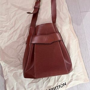 Louis Vuitton Brown Epi Leather Shoulder Bag